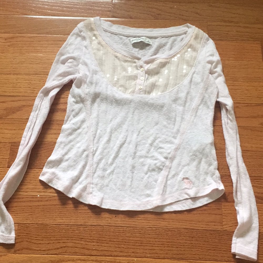 Girls Pink Abercrombie Longsleeve